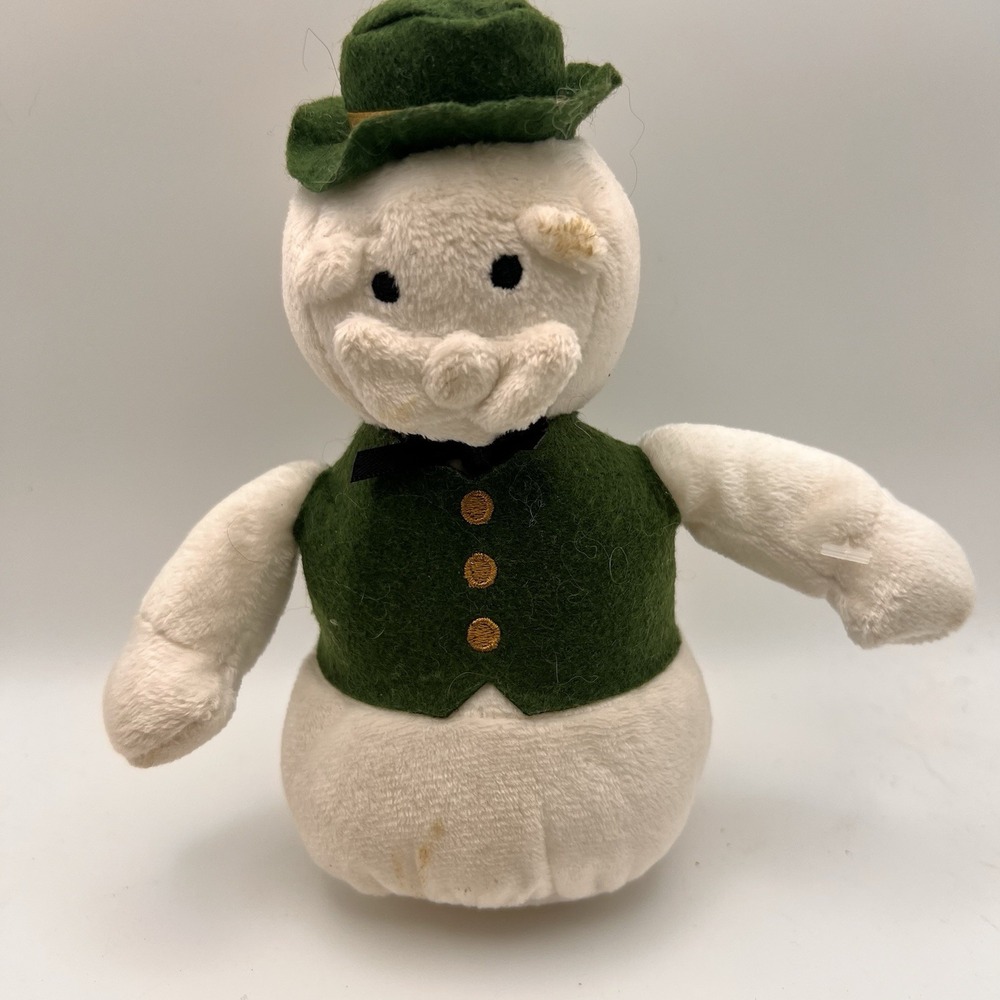 Rudolph the Red-Nosed Reindeer Sam the Snowman Plush Green Vest 8" Prestige Toy